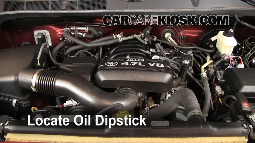 2008 Toyota Tundra SR5 4.7L V8 Crew Cab Pickup Oil Check Oil Level